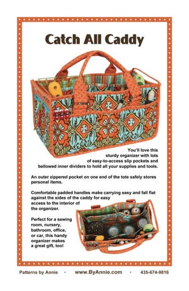 By Annie Paper Sewing Pattern Catch All Caddy