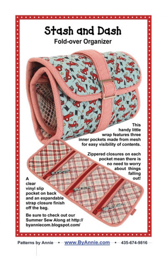 By Annie Paper Sewing Pattern Stash And Dash Organiser