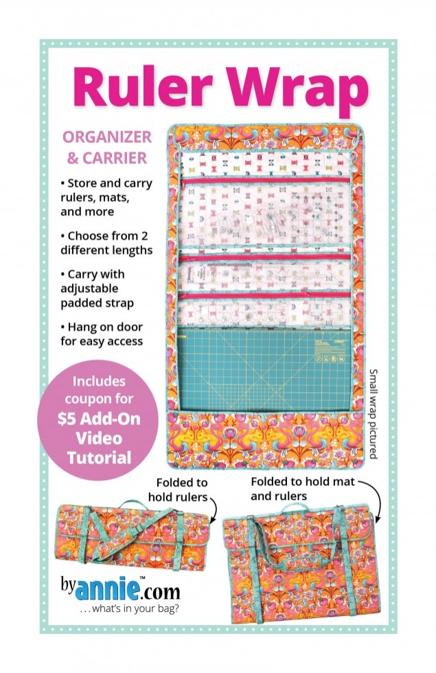 By Annie Paper Sewing Pattern Ruler Wrap Bag