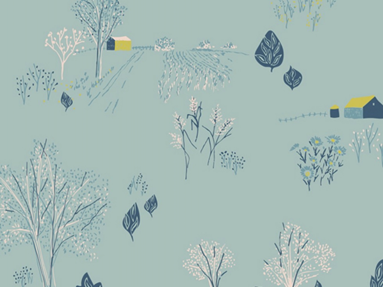 Art Gallery Fabrics Bountiful 100% Cotton Poplin Fabric