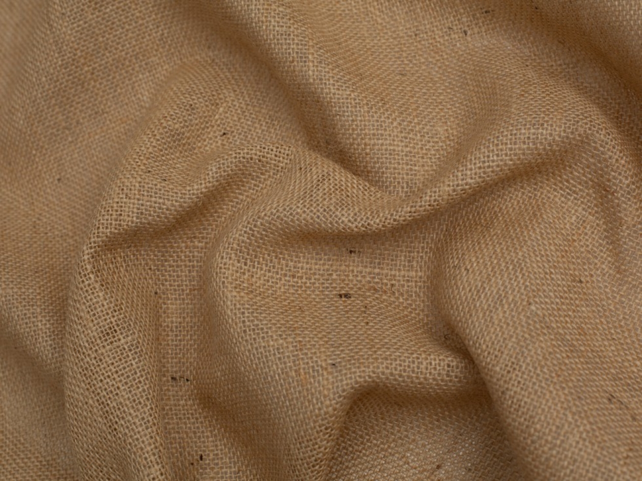 Minerva Core Range Fine Weave Hessian Jute Fabric Natural