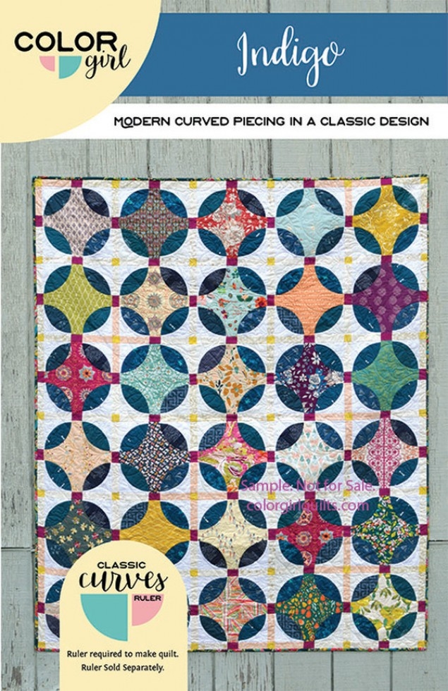 Color Girl Quilting Pattern Indigo