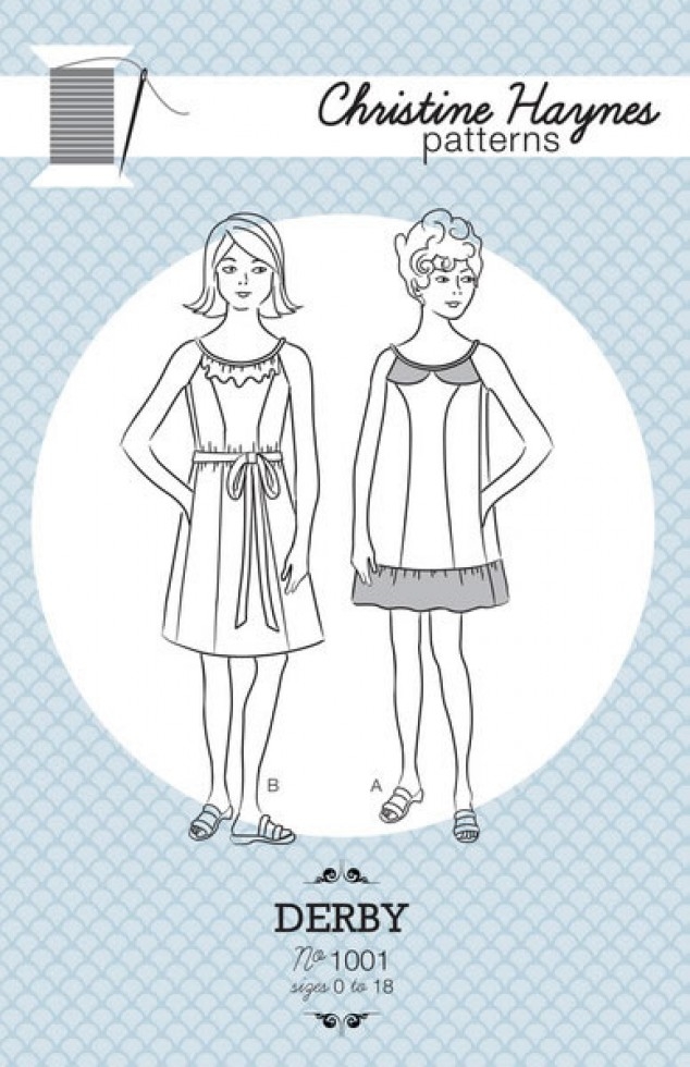 Christine Haynes Paper Sewing Pattern Derby Dress