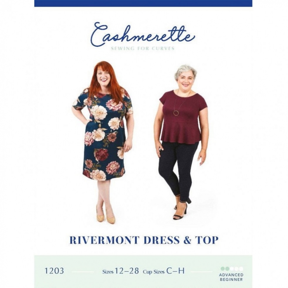 Cashmerette Paper Sewing Pattern Rivermont Dress & Top
