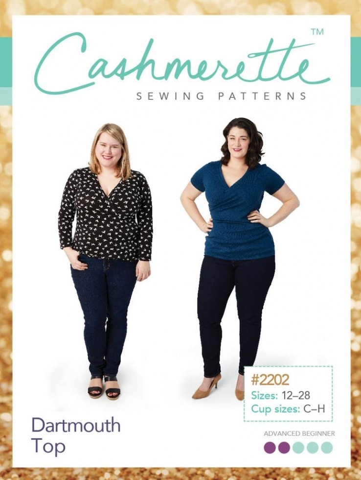 Cashmerette Paper Sewing Pattern Dartmouth Top