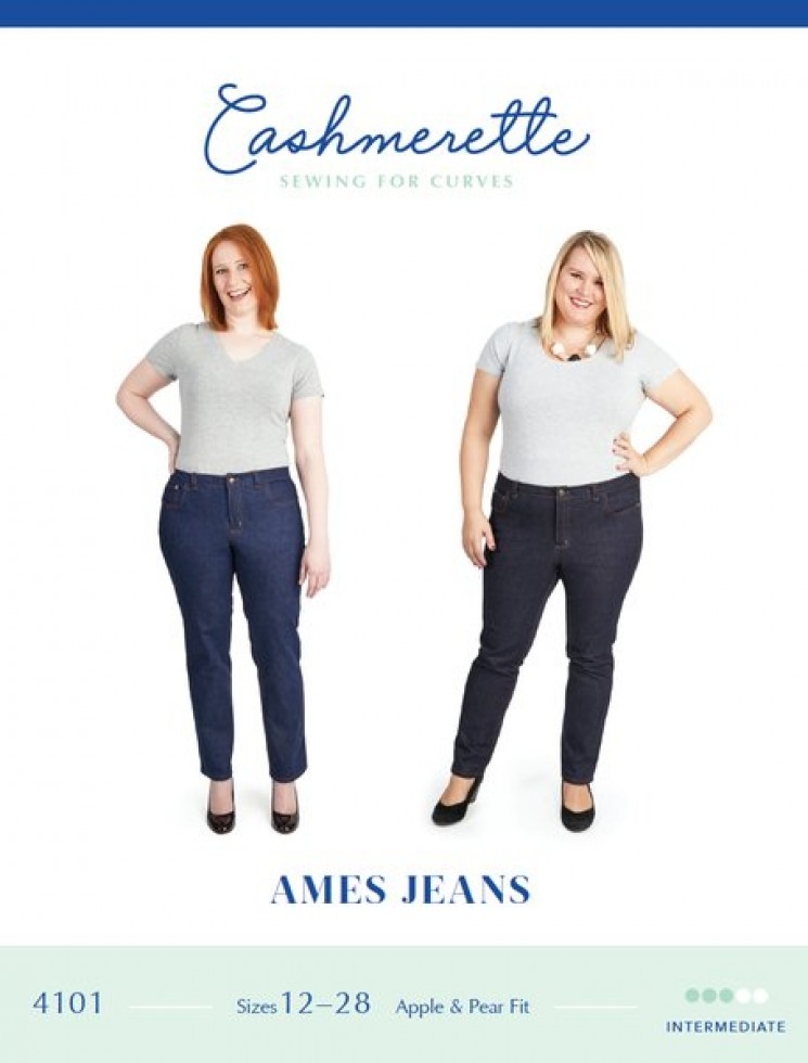 Cashmerette Paper Sewing Pattern Ames Jeans
