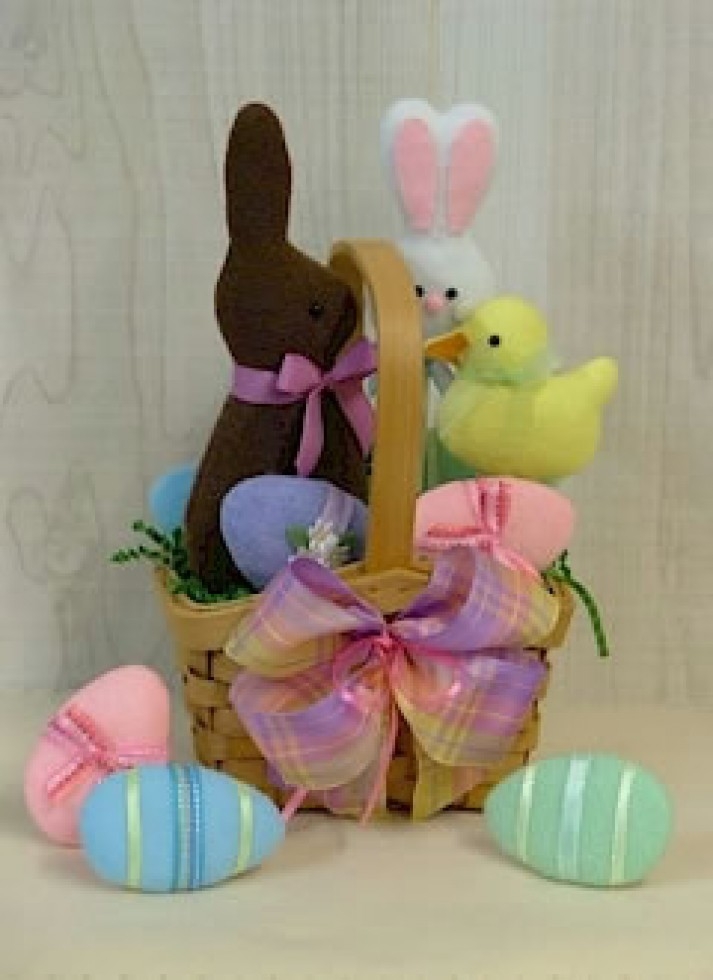 Countryside Crafts Paper Sewing Pattern Easter Sweets Basket