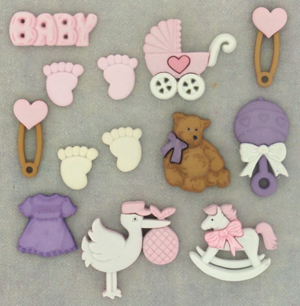 Dress It Up New Arrival Girl Buttons