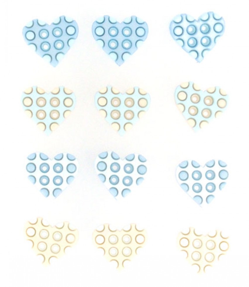 Dress It Up Baby Boy Hearts Buttons