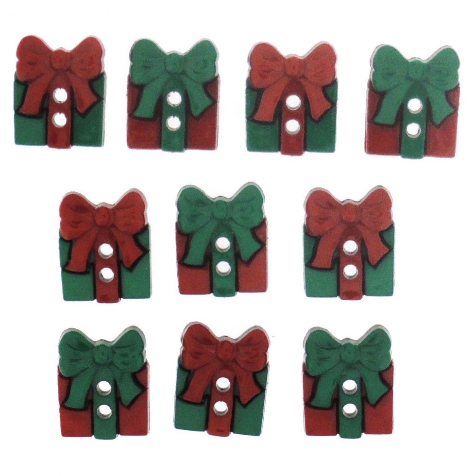 Dress It Up Christmas Presents Buttons