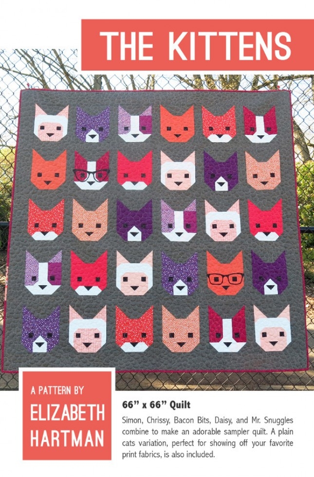 Elizabeth Hartman Quilting Pattern The Kitten