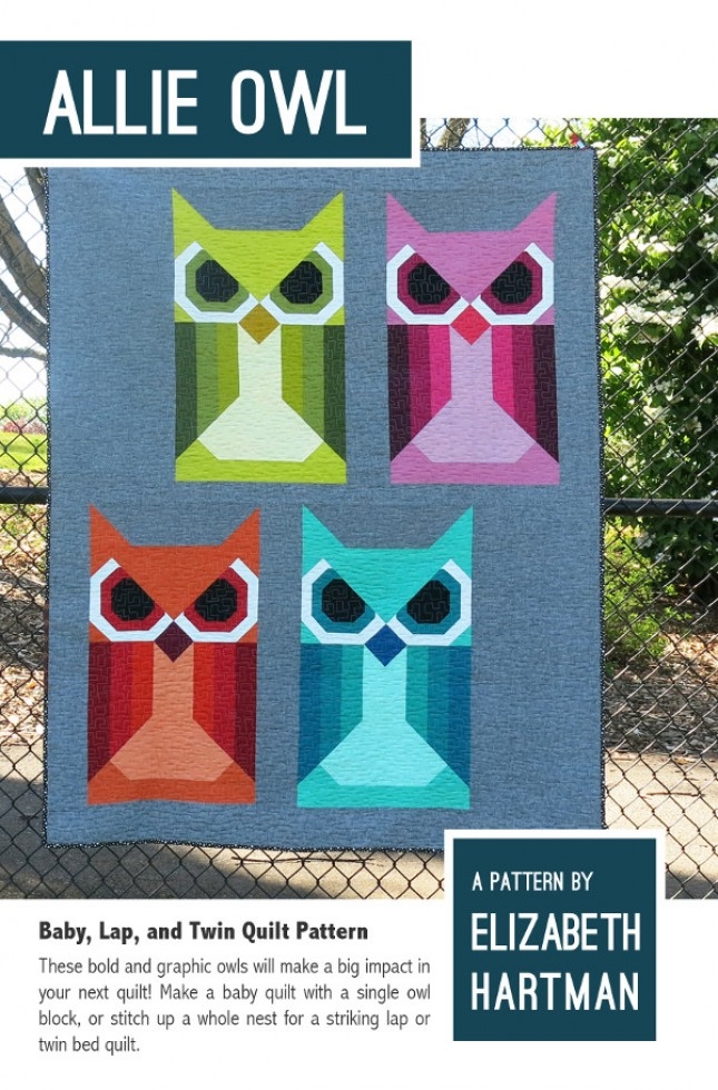 Elizabeth Hartman Quilting Pattern Allie Owl