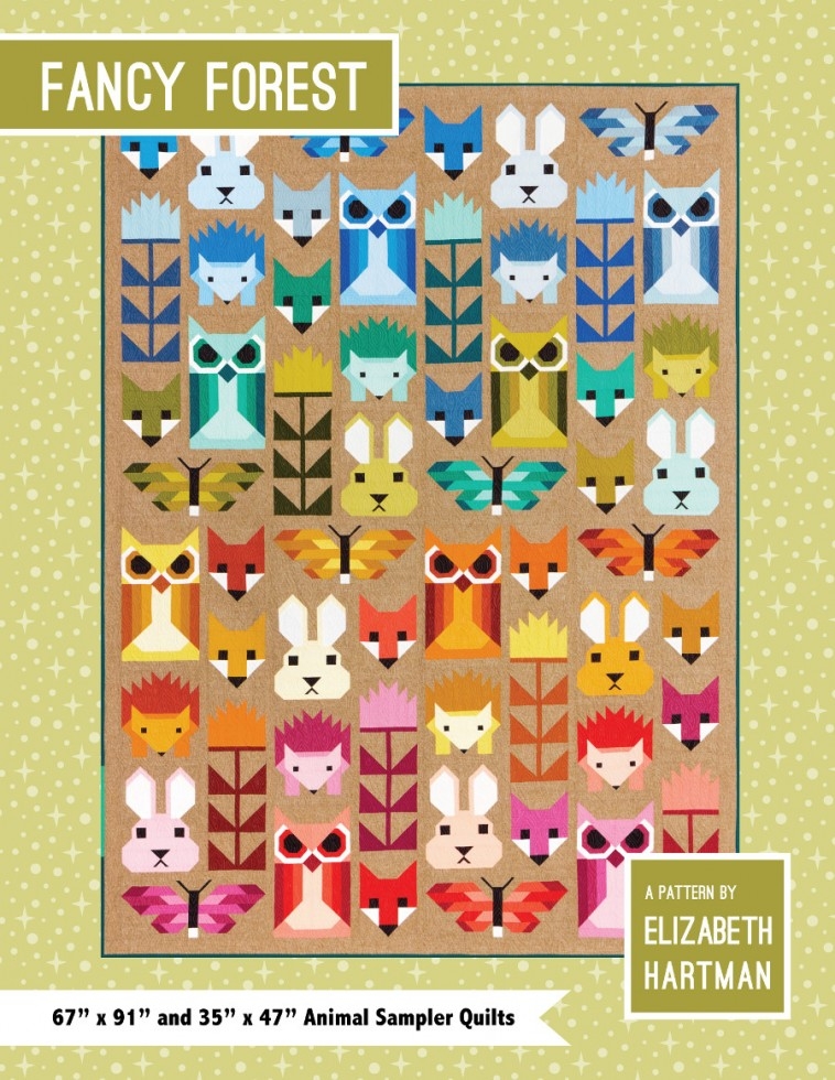 Elizabeth Hartman Quilting Pattern Fancy Forest