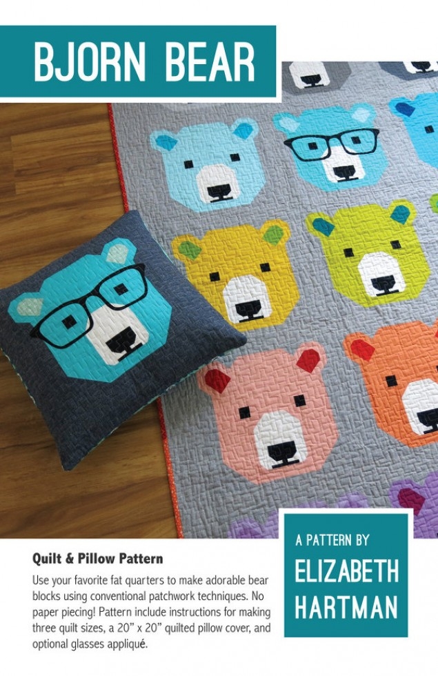 Elizabeth Hartman Quilting Pattern Bjorn Bear