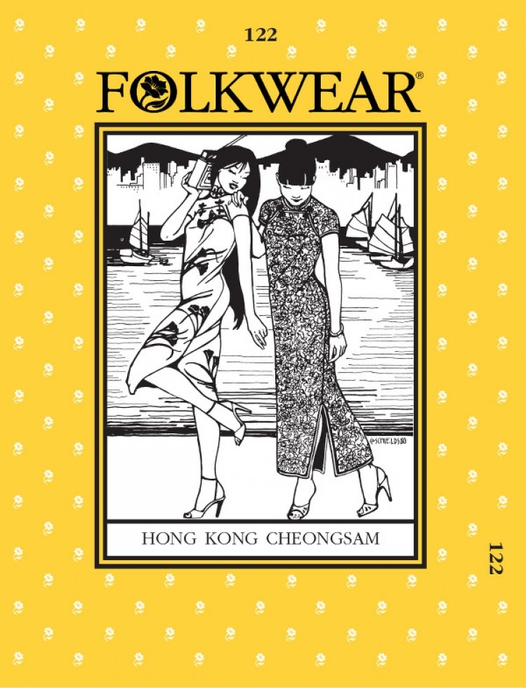 Folkwear Patterns Paper Sewing Pattern Hong Kong Cheongsam