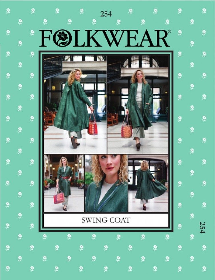 Folkwear Patterns Paper Sewing Pattern Swing Coat