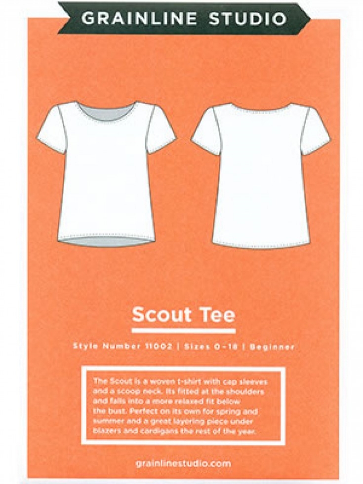 Grainline Studio Paper Sewing Pattern Scout Tee