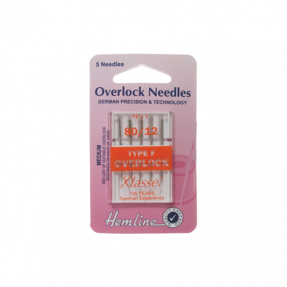 Hemline Type F Overlocker Serger Needles