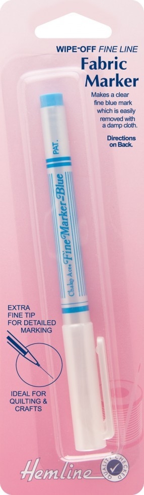Hemline Fabric Marker Wipe & Wash Fine