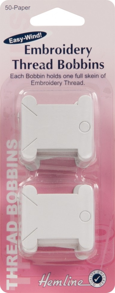 Hemline Cardboard Embroidery Bobbins