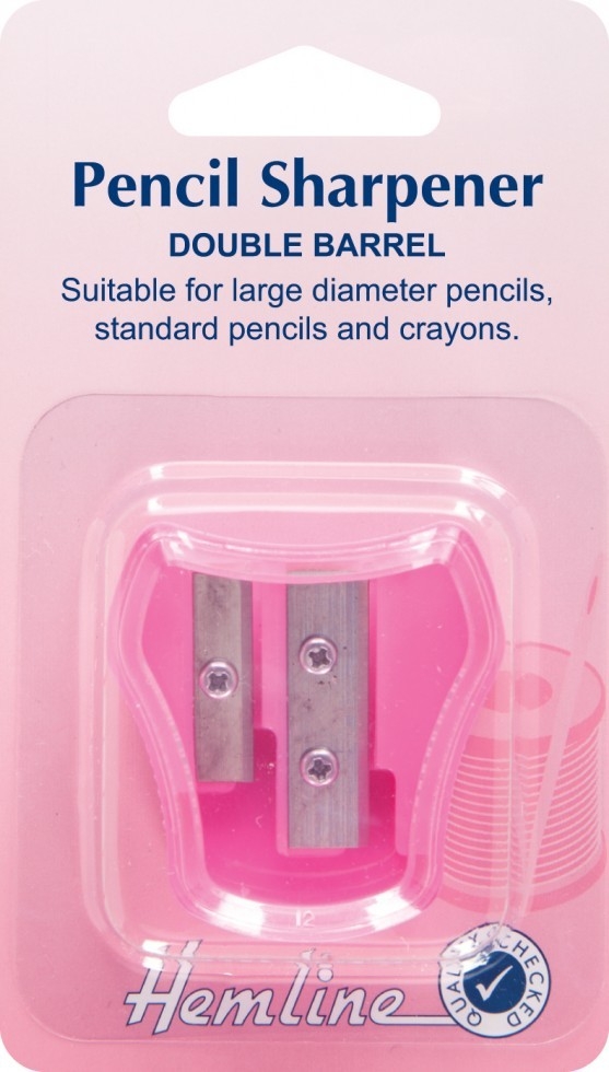 Hemline Double Barrell Pencil Sharpener