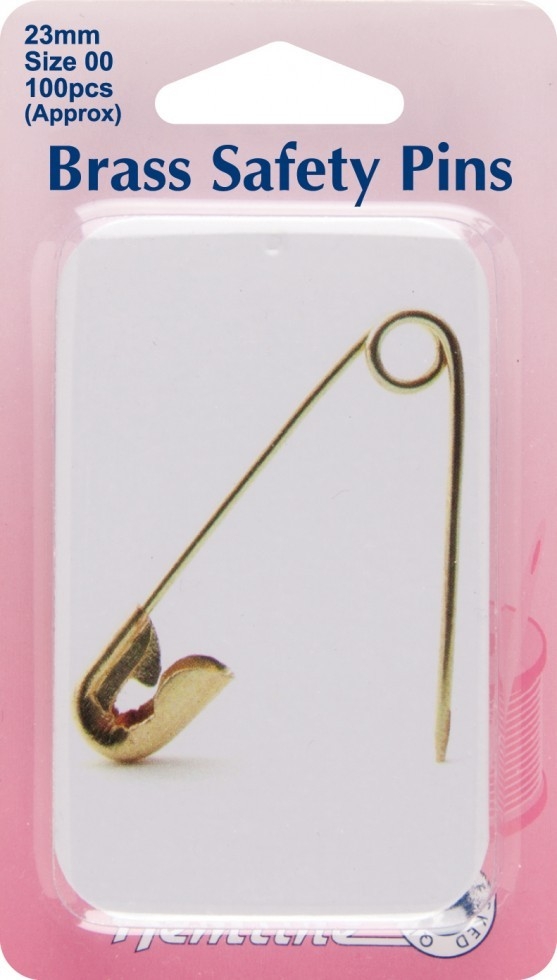 Hemline Safety Pins Gold