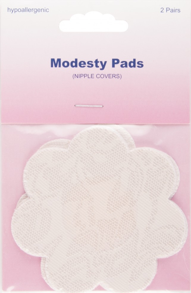 Hemline Bra Modesty Pads Beige