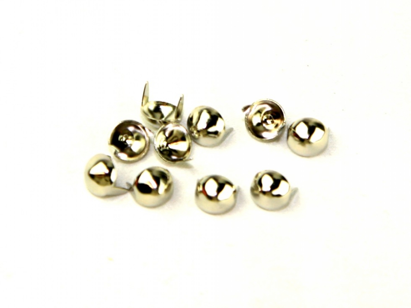 Conical Metal Studs Silver