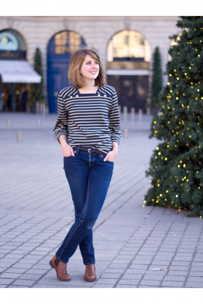 I AM Paper Sewing Pattern Osiris Sailor Shirt