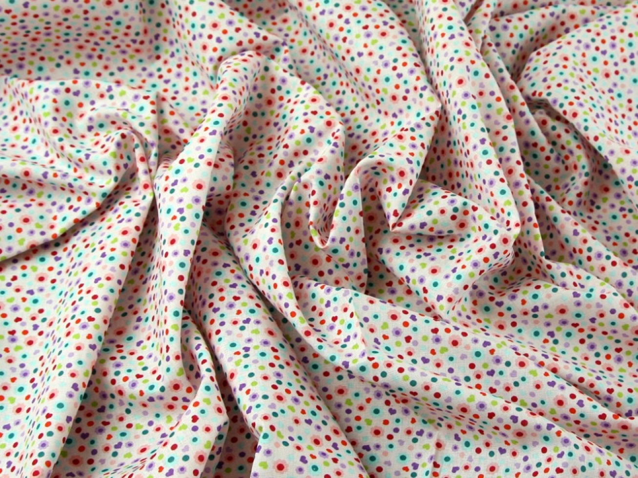 John Louden 100% Cotton Poplin Fabric Pink