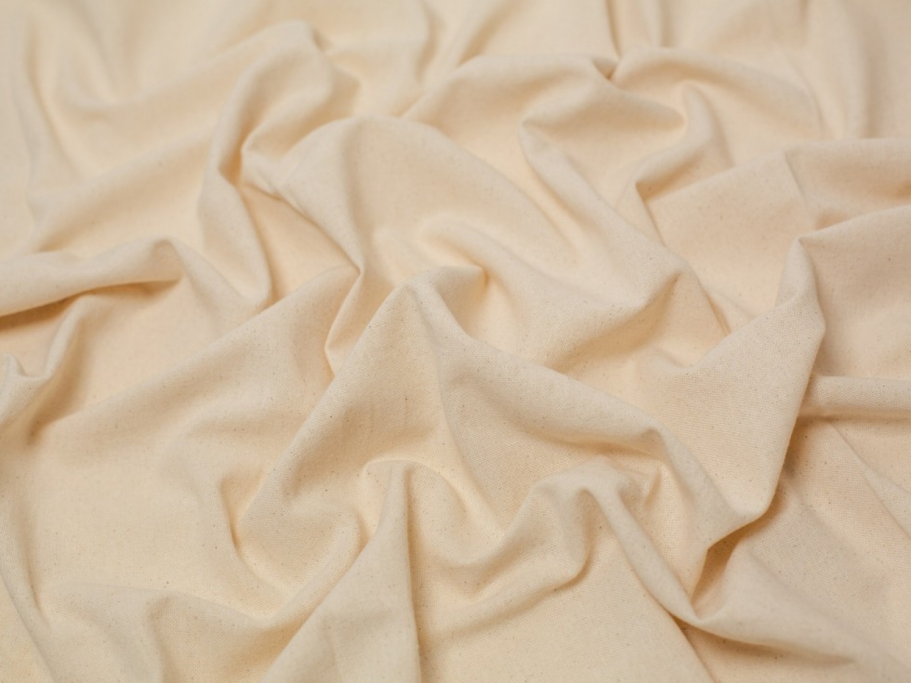 Minerva Core Range Osnaburg Cotton Canvas Fabric Natural