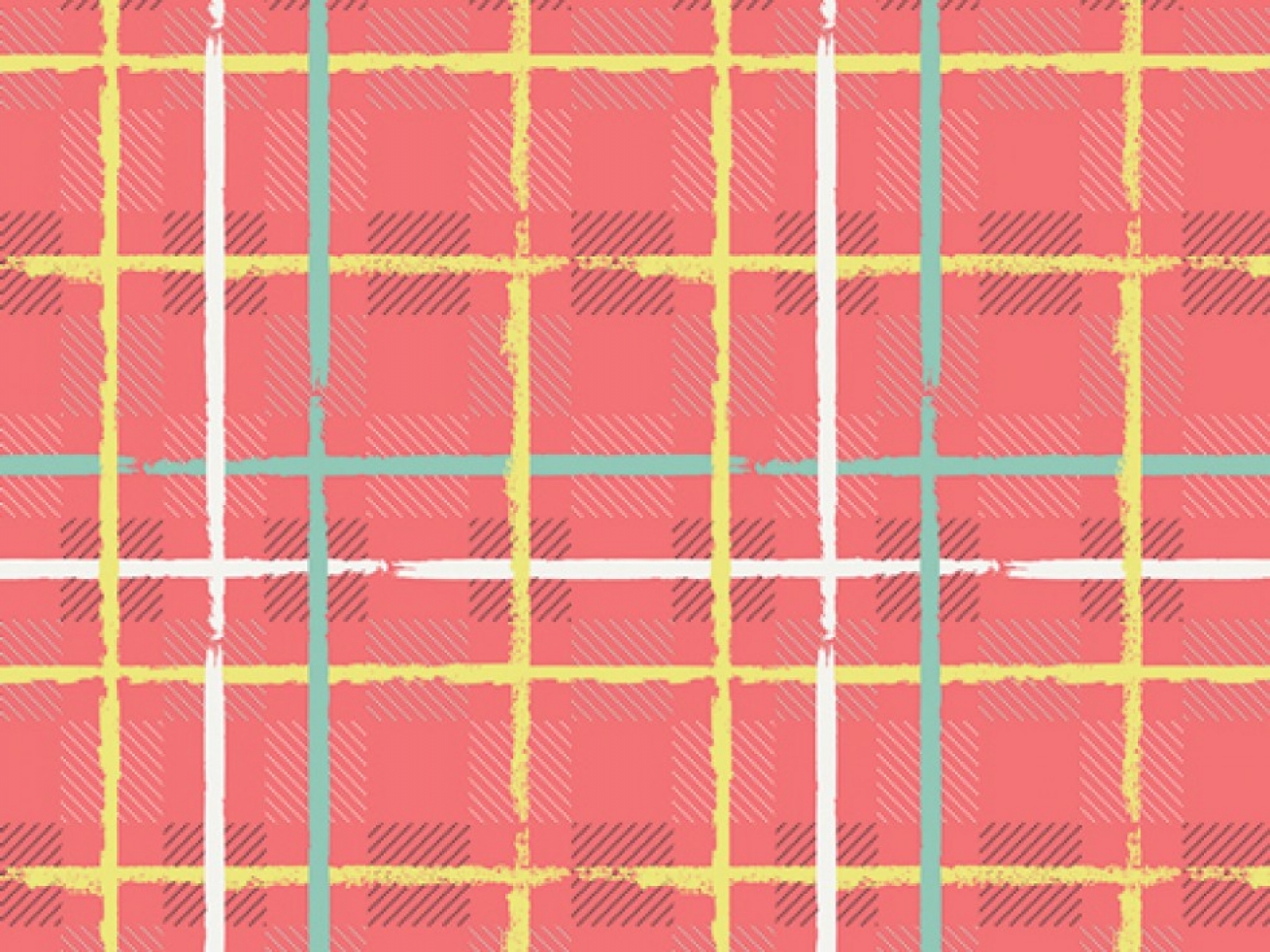 Art Gallery Fabrics Mad Plaid Cotton Jersey Stretch Knit Fabric