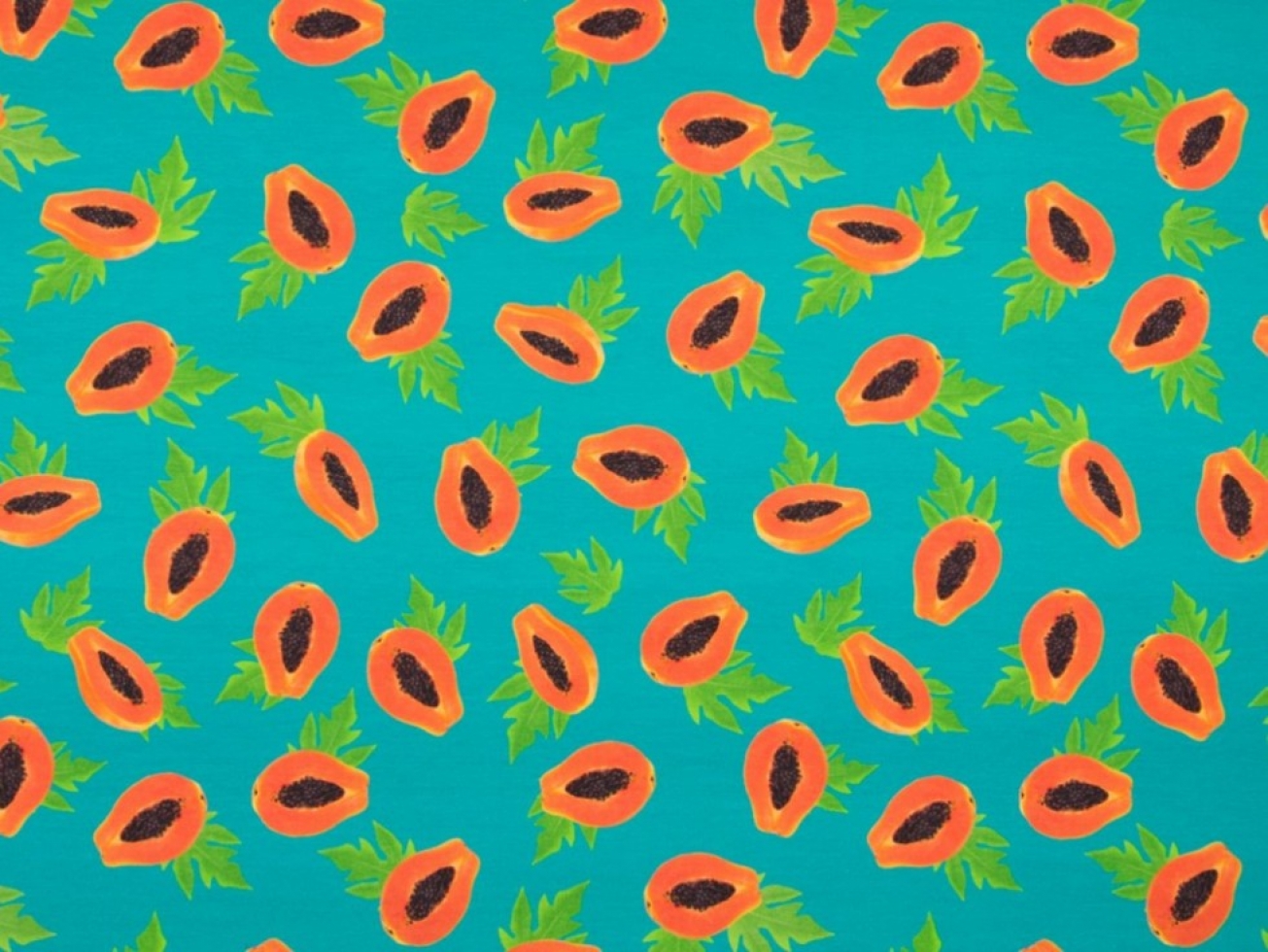 Cotton Jersey Stretch Knit Fabric Turquoise