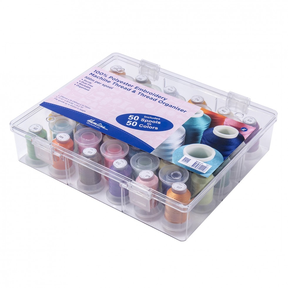 Hemline Machine Embroidery Thread & Organiser