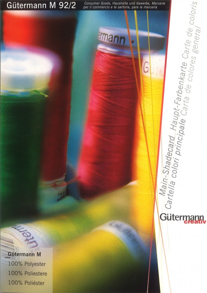 Gutermann Sew All Thread UK Shade Card