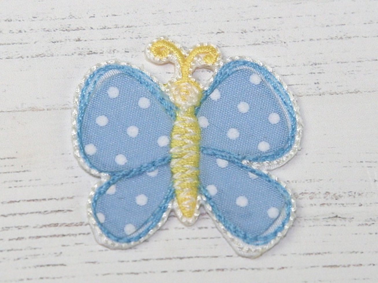 Patch Motif Butterfly Blue