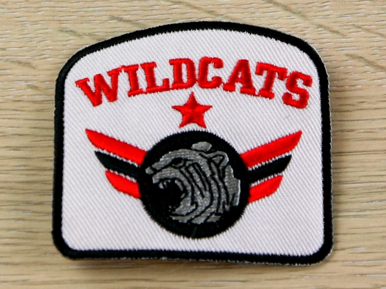 Patch Motif Wildcats Black & Red