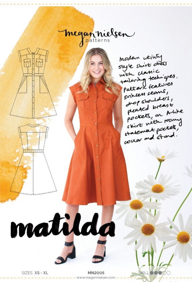 Megan Nielsen Paper Sewing Pattern Matilda Dress