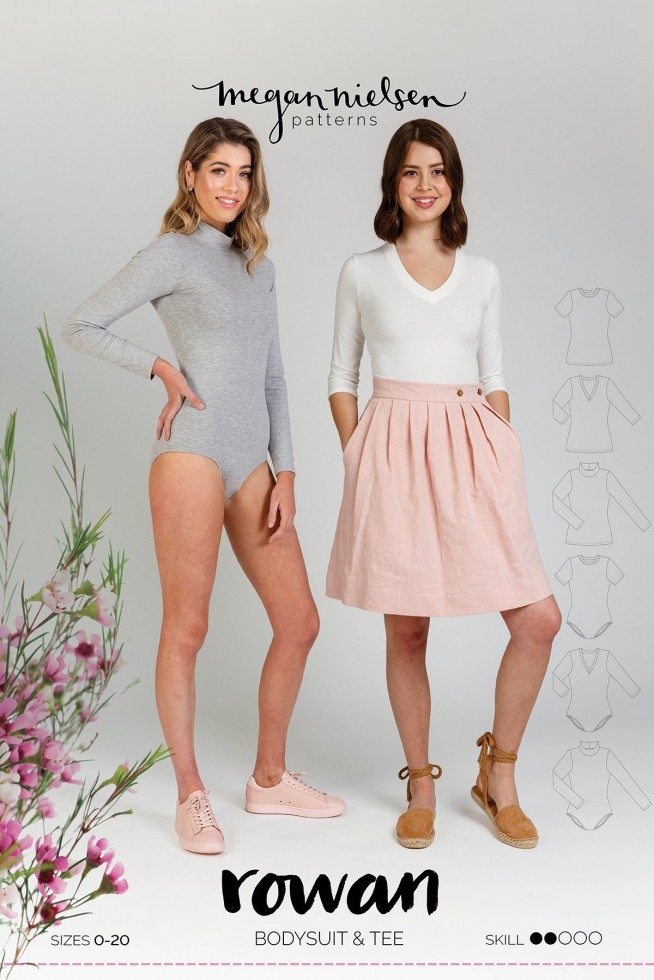 Megan Nielsen Paper Sewing Pattern Rowan Tee & Bodysuit