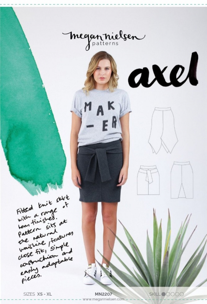 Megan Nielsen Paper Sewing Pattern Axel Skirt