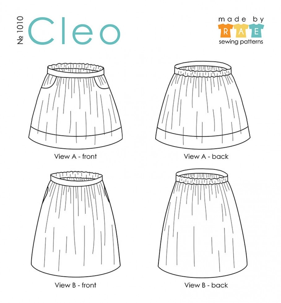 Made By Rae Paper Sewing Pattern Cleo Skirt