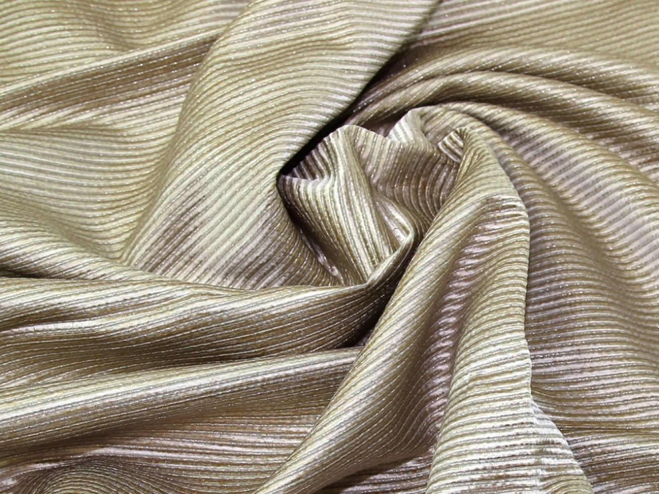 Metallic Woven Brocade Fabric Gold