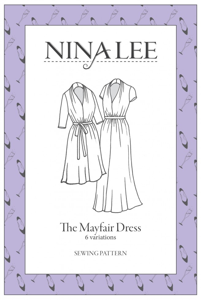 Nina Lee Paper Sewing Pattern Mayfair Dress