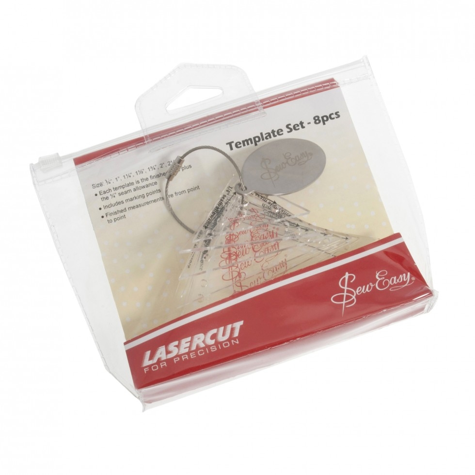 Sew Easy Mini Right Angled Triangles Quilting Template Set