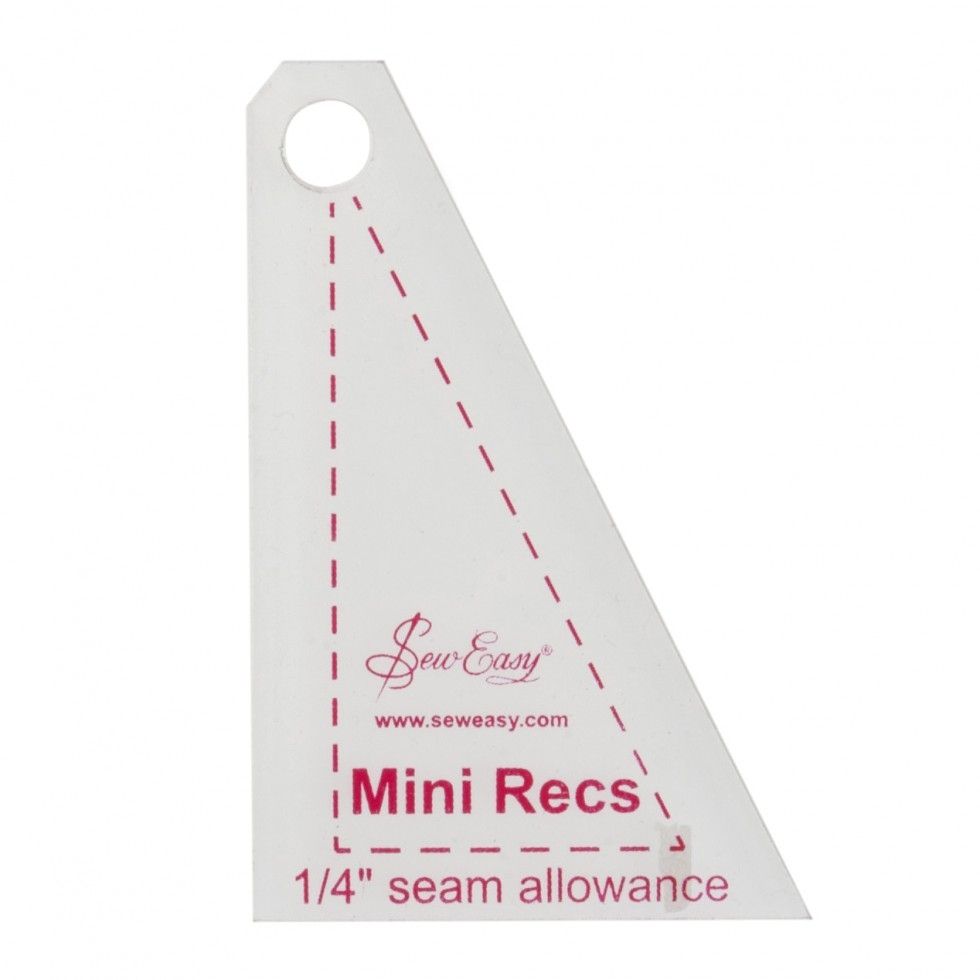 Sew Easy Mini Recs Quilting Template