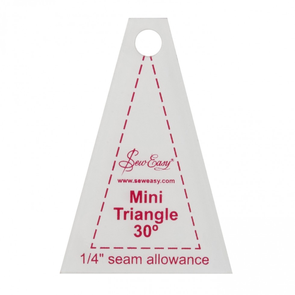 Sew Easy Mini 30 Degree Triangle Quilting Template
