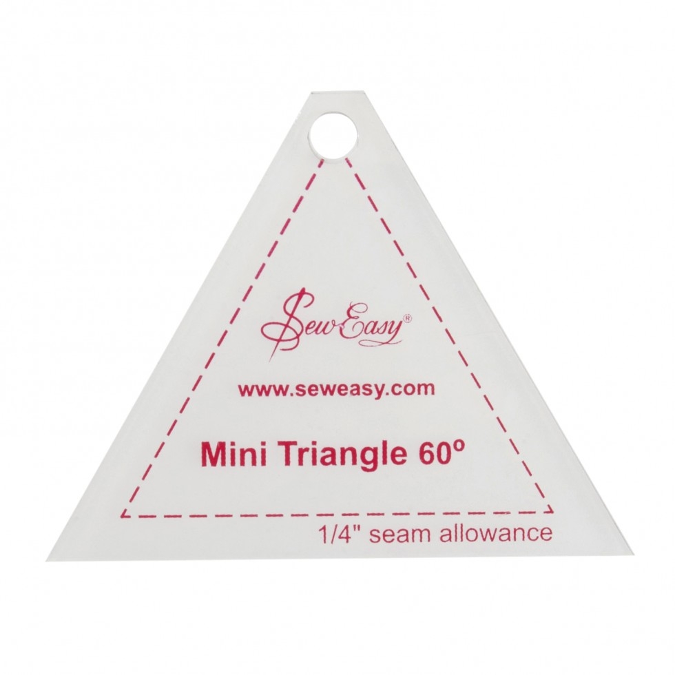 Sew Easy Mini 60 Degree Triangle Quilting Template