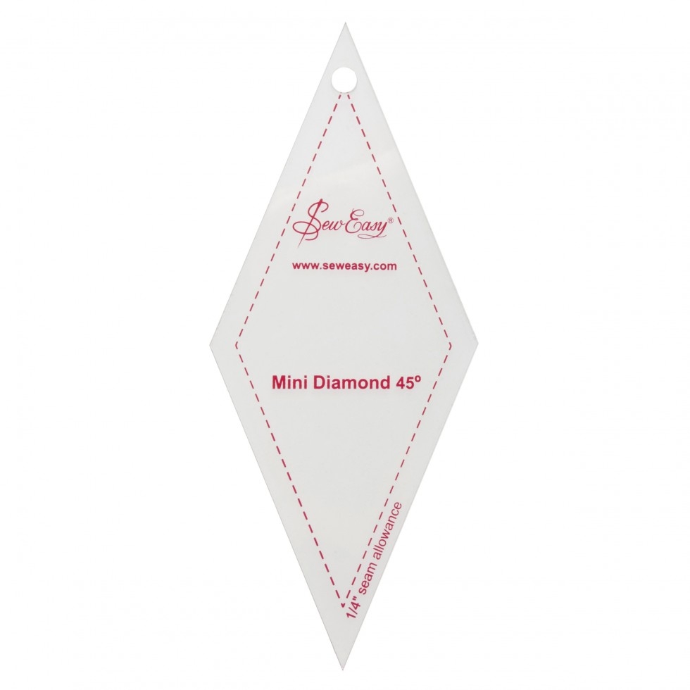 Sew Easy Mini 45 Degree Diamond Quilting Template
