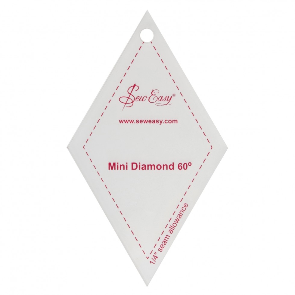 Sew Easy Mini 60 Degree Diamond Quilting Template
