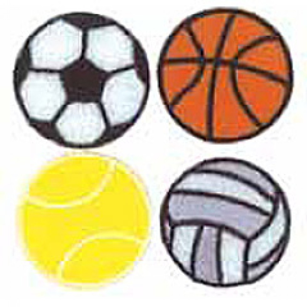 Craft Factory Patch Motif Sports Balls